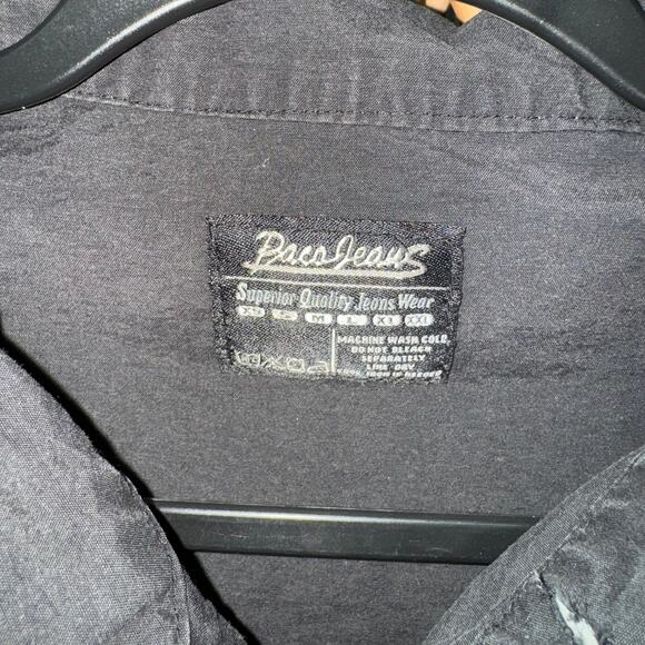 Vintage Y2K PACO jeans 90s embroider reversible windbreaker - Picture 5 of 6